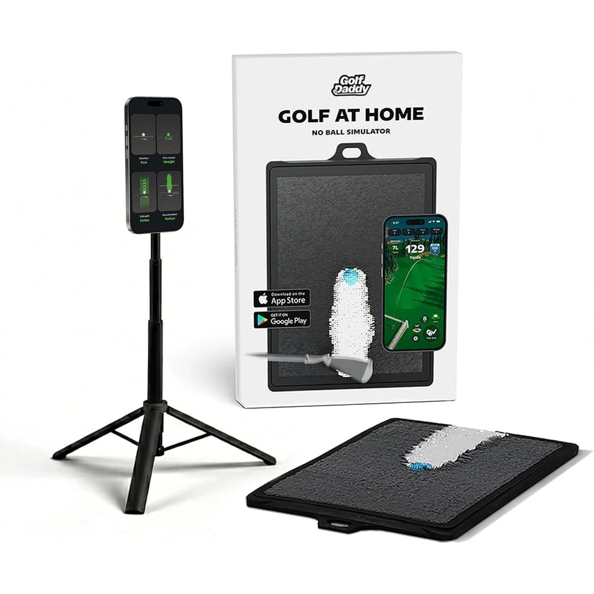 Golf at Home Simulator, AI Swing Analyzer & No Ball Practice,Real-Time Feedback