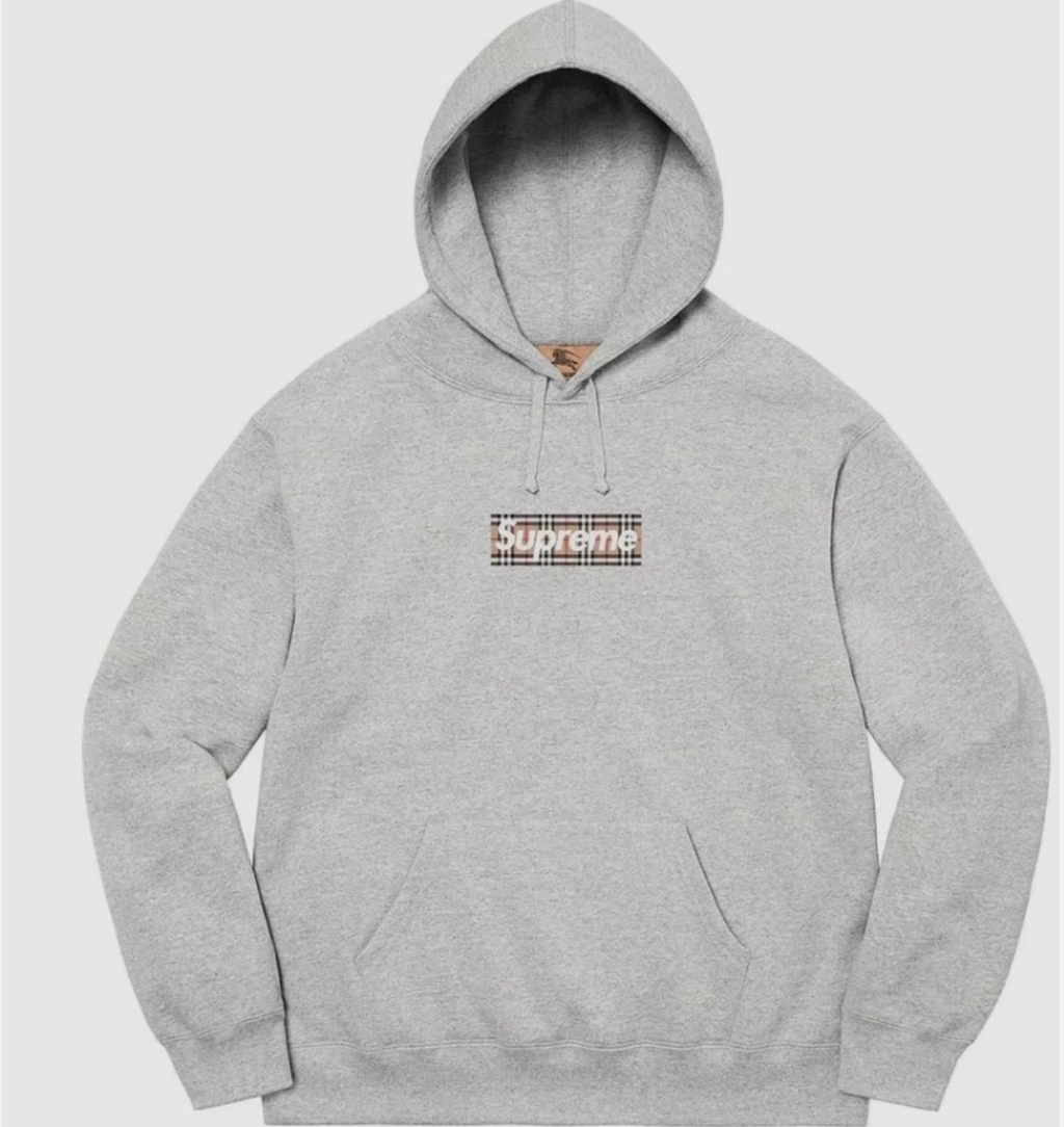 Supreme Box Logo Hooded Sweatshirt – Heather Grey XL