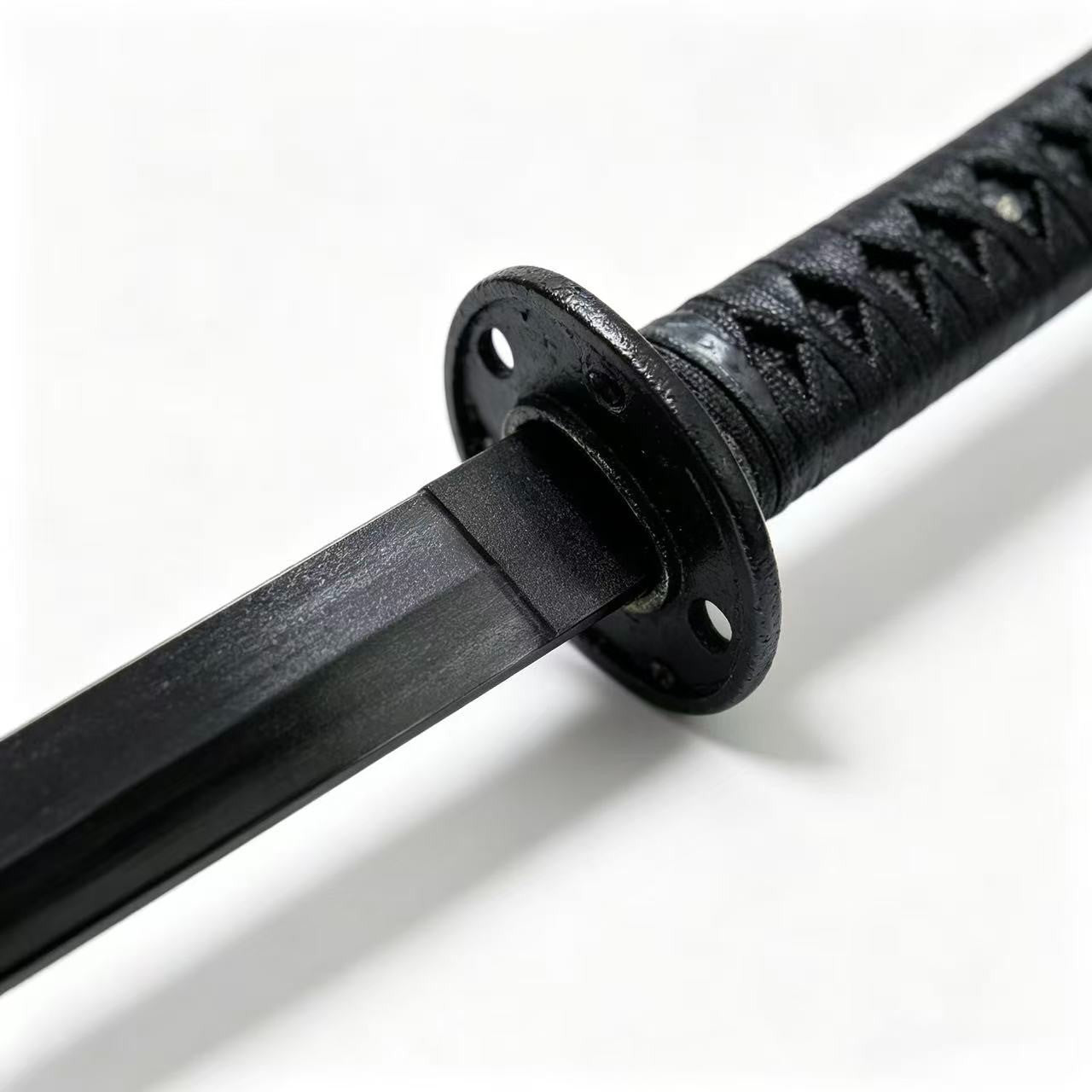 Black Japanese Style Decorative Katana Sword with Scabbard Display Collectible