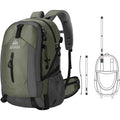 50L Hiking Backpack with High Strength Aluminum Support, with Rain Cover