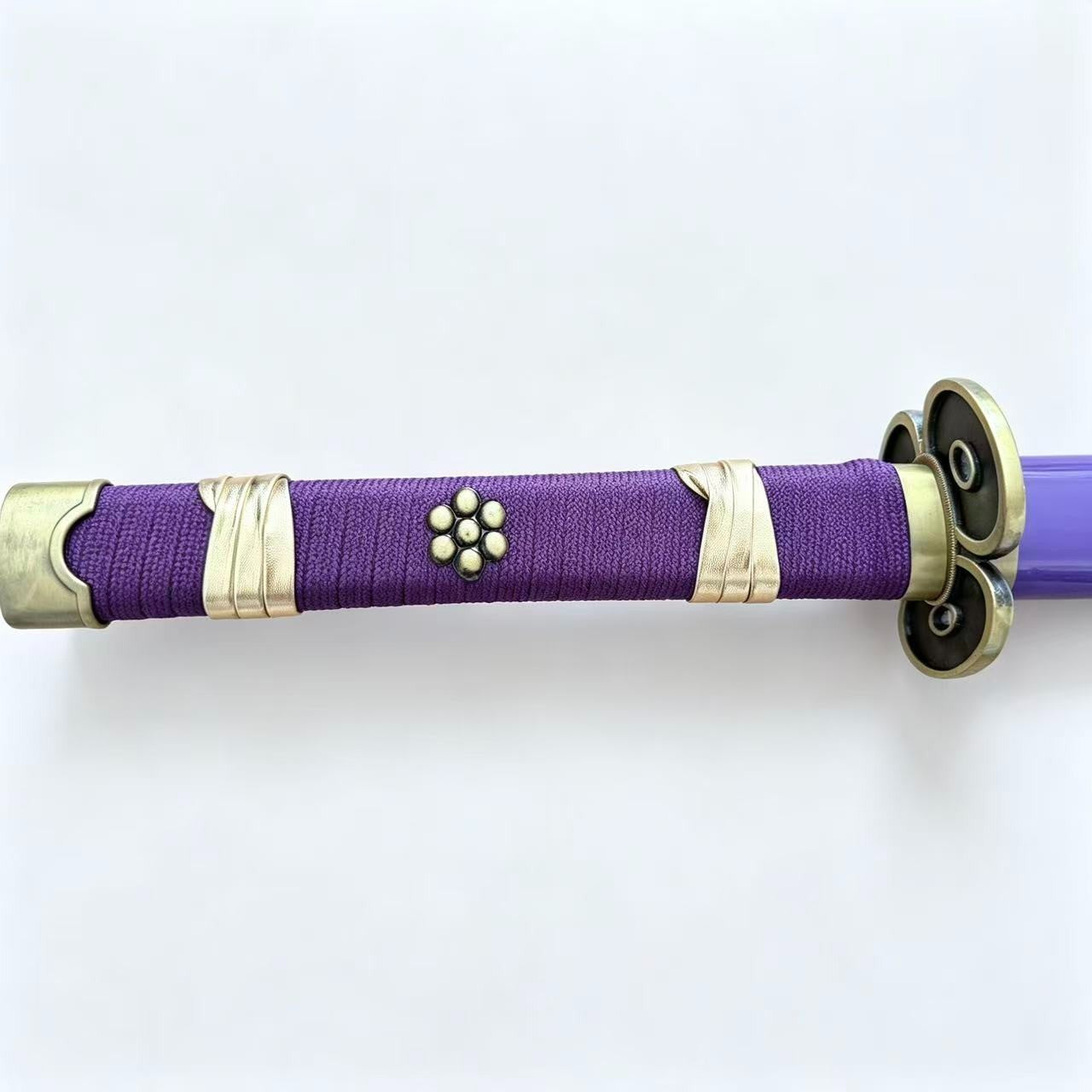 42" Purple Japanese Style Decorative Sword with Scabbard Anime-Inspired Display