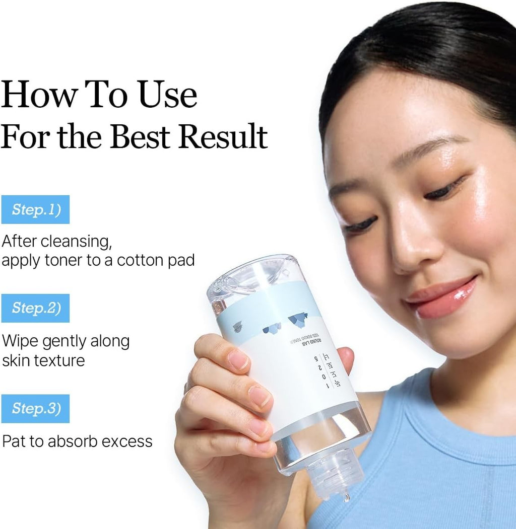 ROUND LAB 1025 Dokdo Toner 100ml / 3.38 fl oz Korean Skin Care