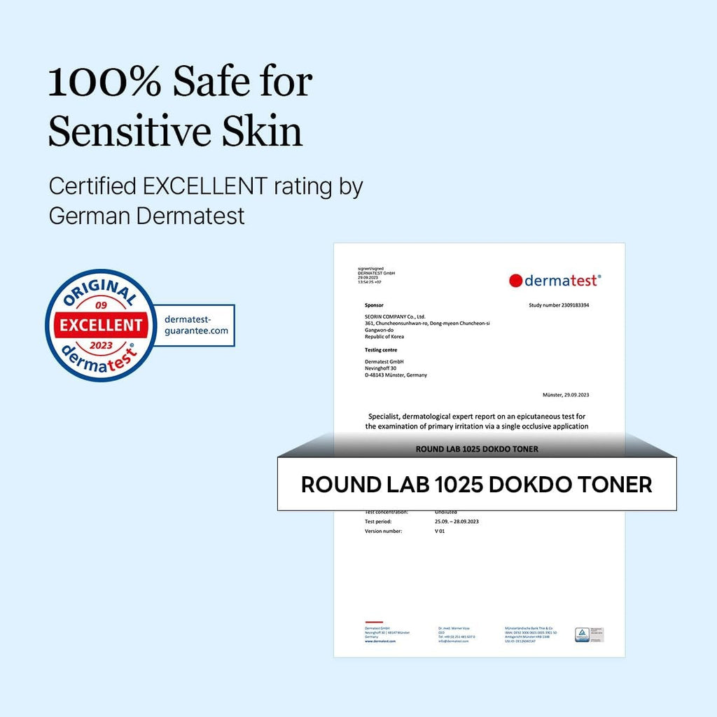 ROUND LAB 1025 Dokdo Toner 100ml / 3.38 fl oz Korean Skin Care