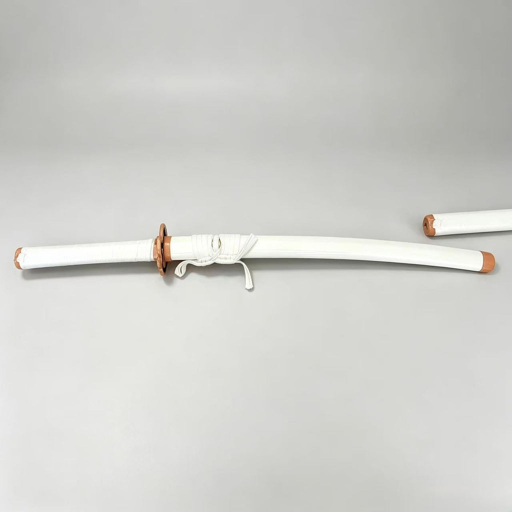 Fantasy Samurai Sword Katana 41in Metal Dull Edge Decorative Cosplay White