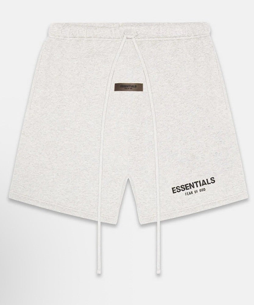 Fear of God Essentials Light Oatmeal Sweat Shorts (160BT212012F)