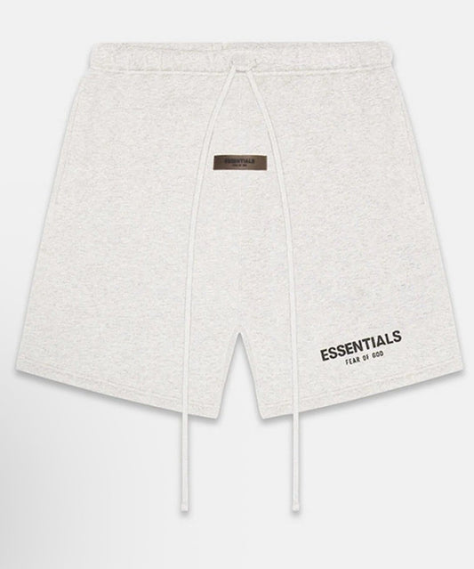 Fear of God Essentials Light Oatmeal Sweat Shorts (160BT212012F)