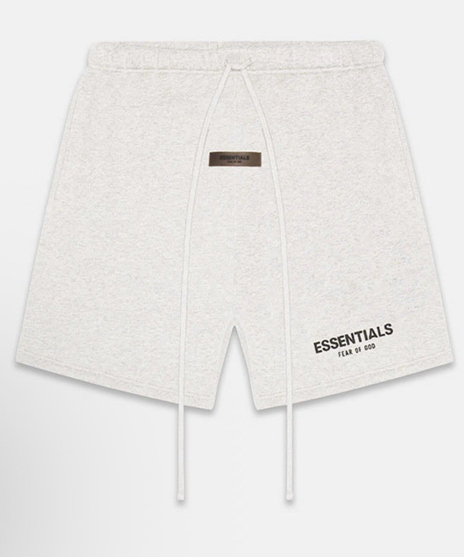 Fear of God Essentials Light Oatmeal Sweat Shorts (160BT212012F)