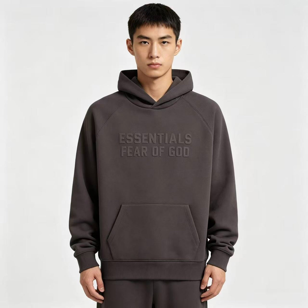 Men’s Pullover Hoodie Long Sleeve Fleece Sweatshirt Kangaroo Pocket Casual Top
