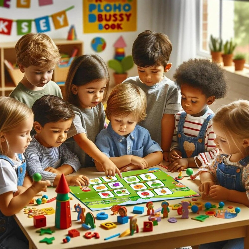 My Preschool Busy Book for 3-8 Years Kids,Preschool Learning Activities Workbook