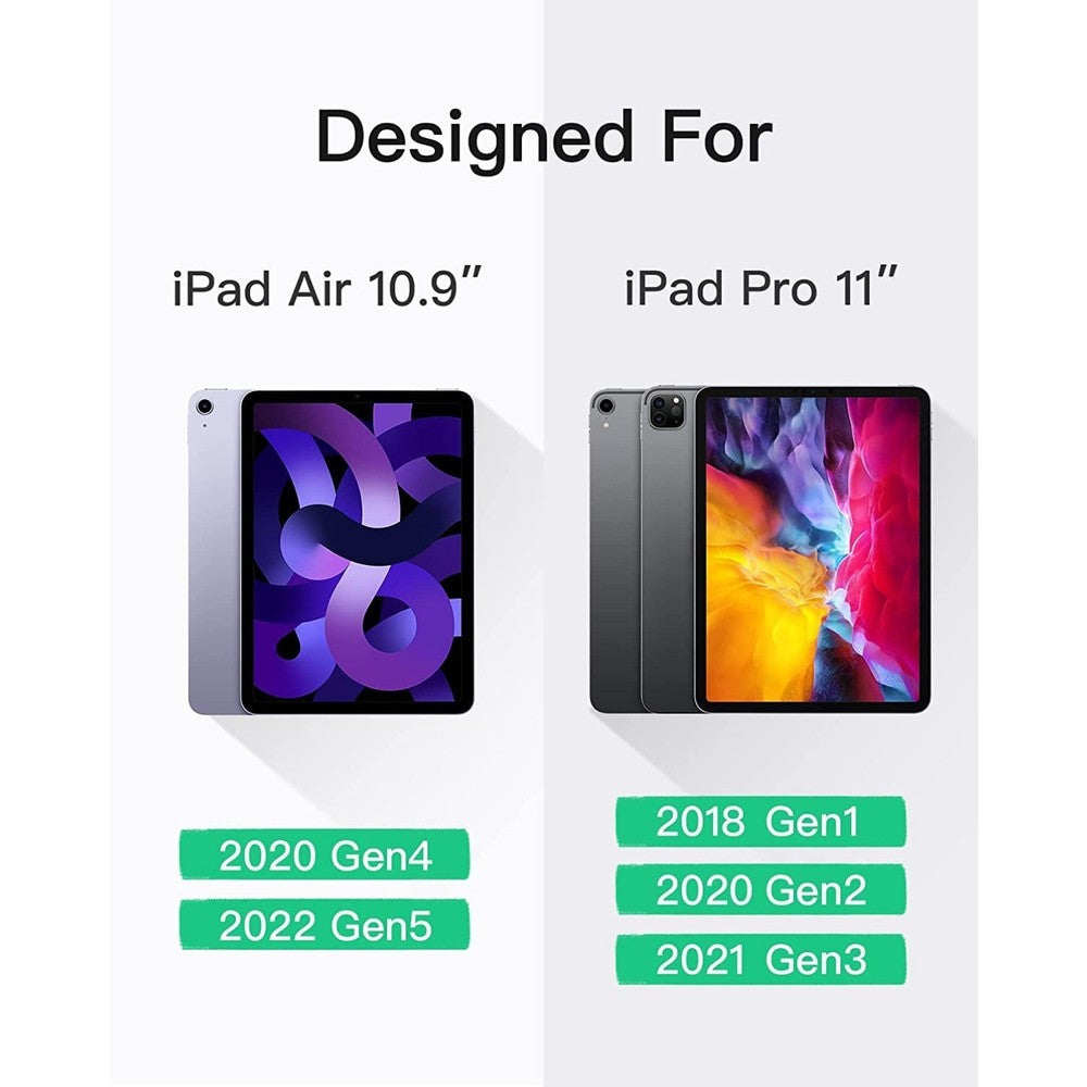 Keyboard Case for iPad Pro 11'' 2018/2020 (1st /2nd Generation) Air 4 10.9''