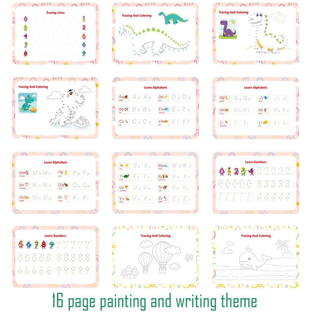 My Preschool Busy Book for 3-8 Years Kids,Preschool Learning Activities Workbook