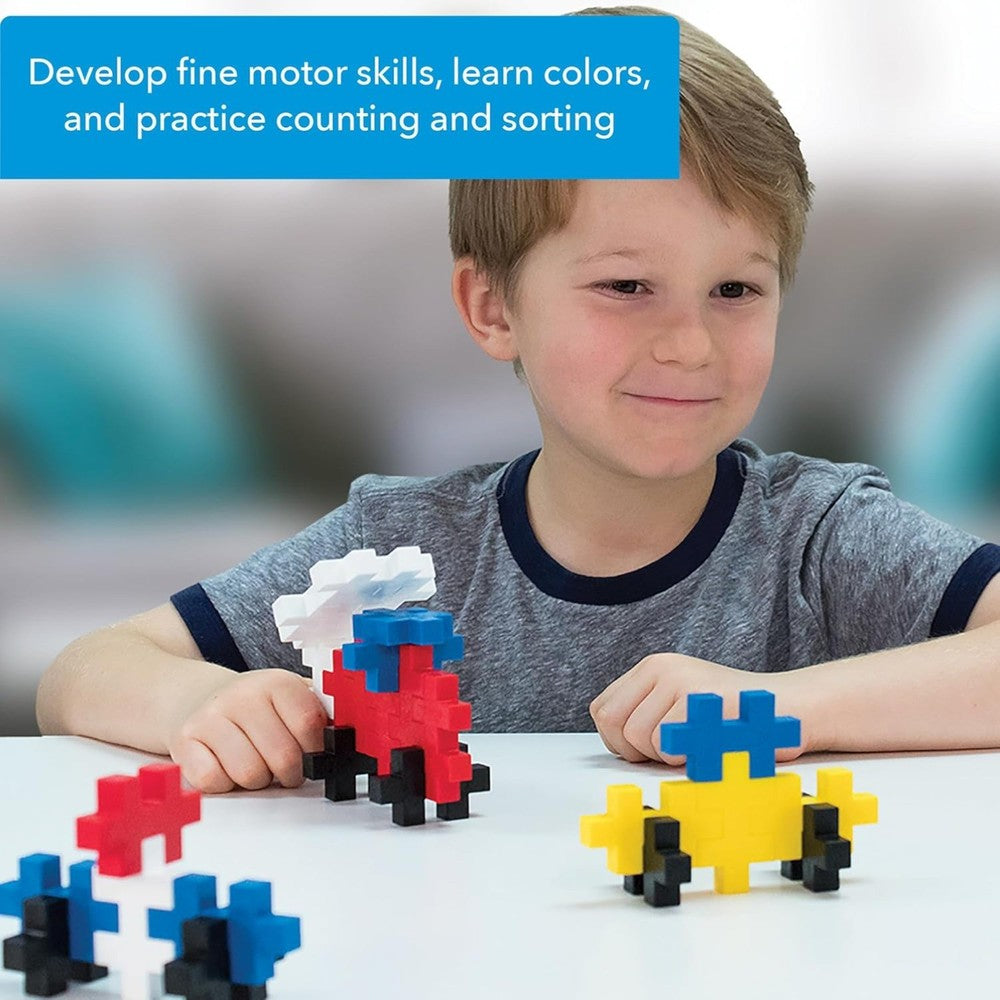 100Piece Construction Building Toy,Interlocking Puzzle Blocks for Preschool