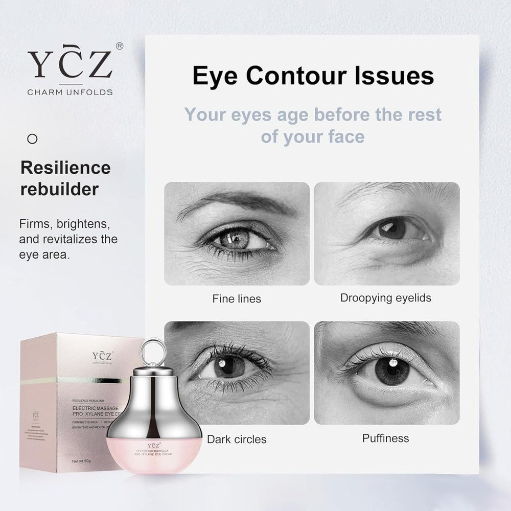 Electric Massage Eye Cream,Firming Eye Moisturizer for Targets Dark Circles
