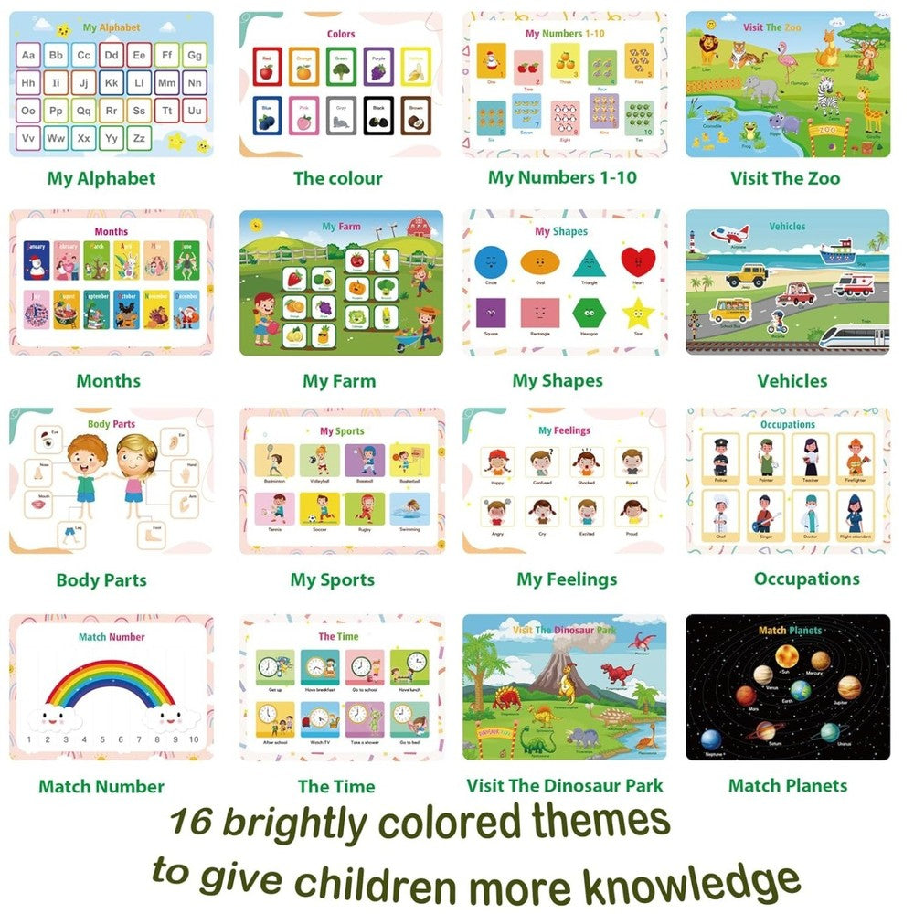 My Preschool Busy Book for 3-8 Years Kids,Preschool Learning Activities Workbook