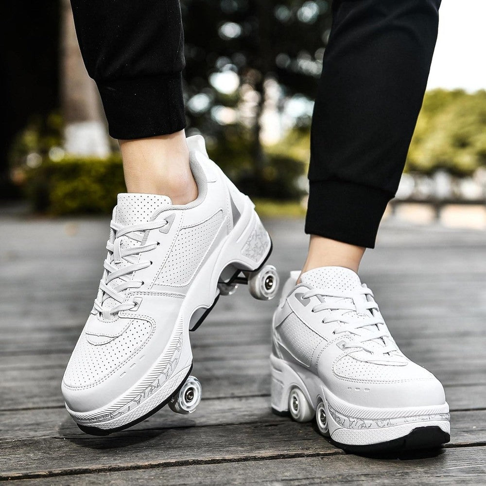 Roller Skate Shoes, Four Rounds Children's Roller Skates Shoes for Girls/Boys