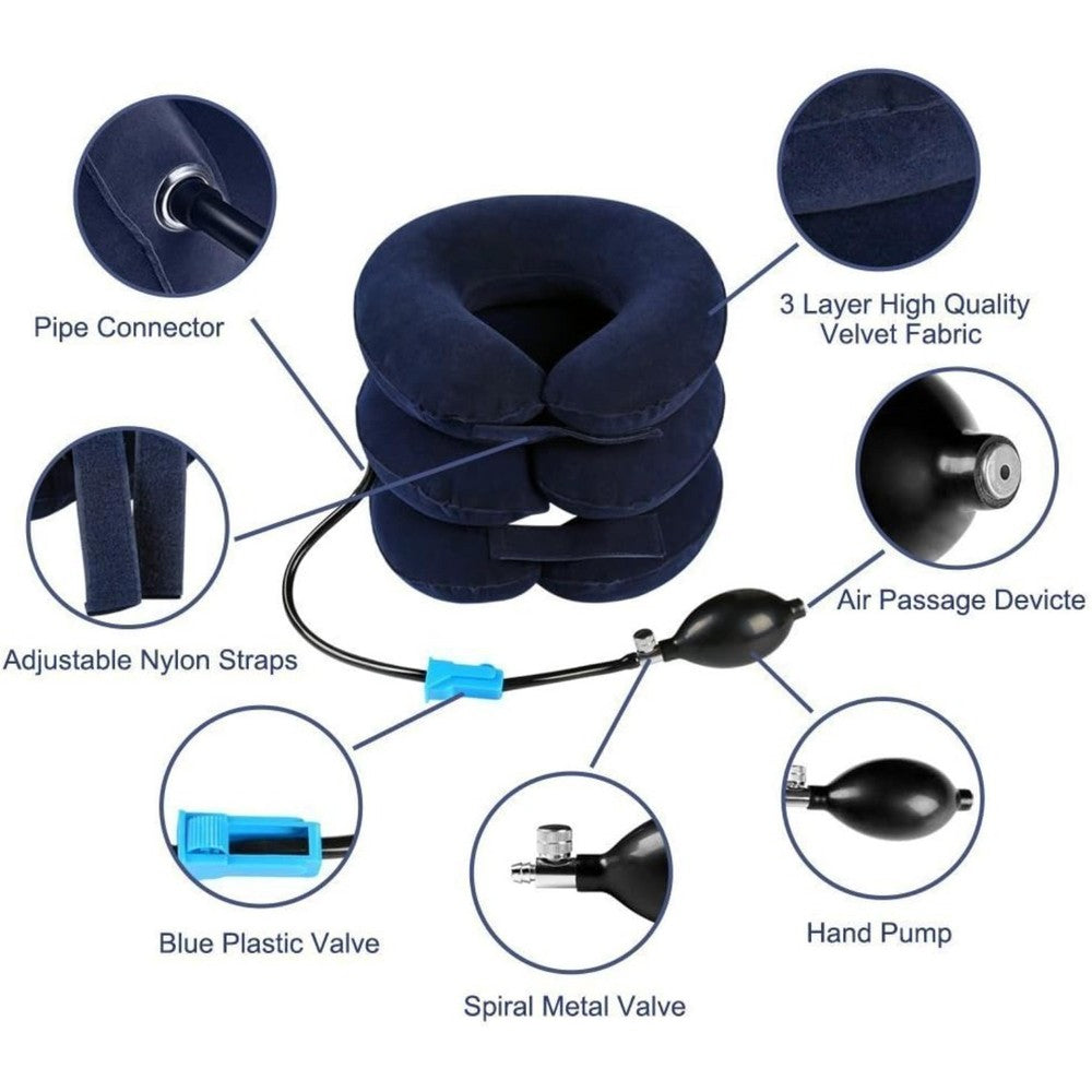 Cervical Neck Traction Device Inflatable Neck Stretcher