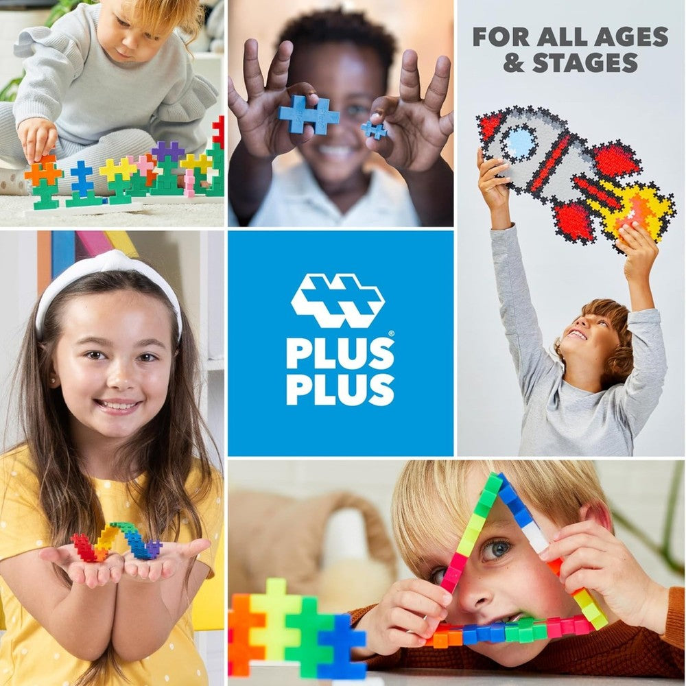 100Piece Construction Building Toy,Interlocking Puzzle Blocks for Preschool