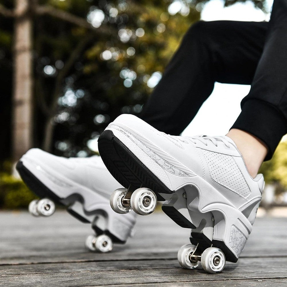 Roller Skate Shoes, Four Rounds Children's Roller Skates Shoes for Girls/Boys