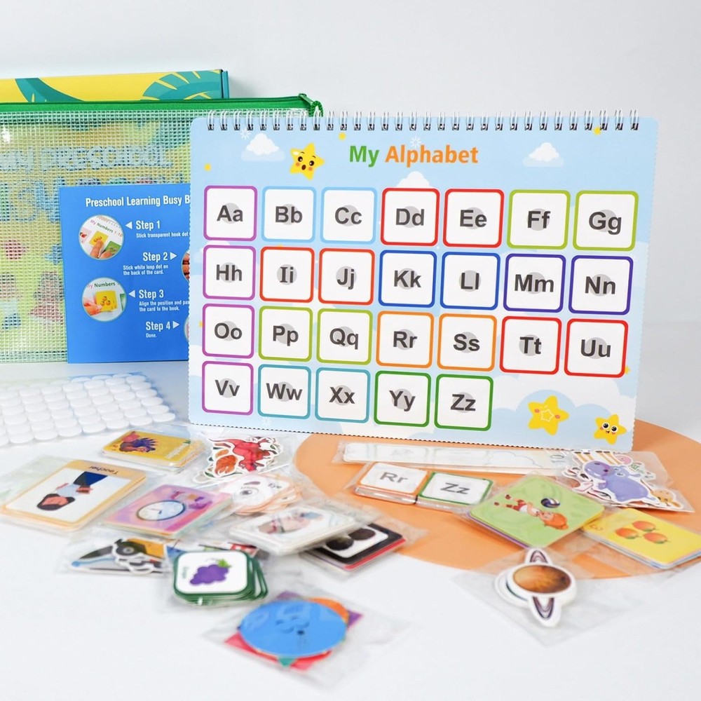 My Preschool Busy Book for 3-8 Years Kids,Preschool Learning Activities Workbook