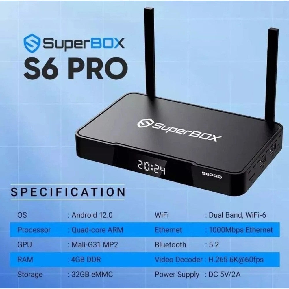 Superbox S6 PRO TV Box Brand Direct