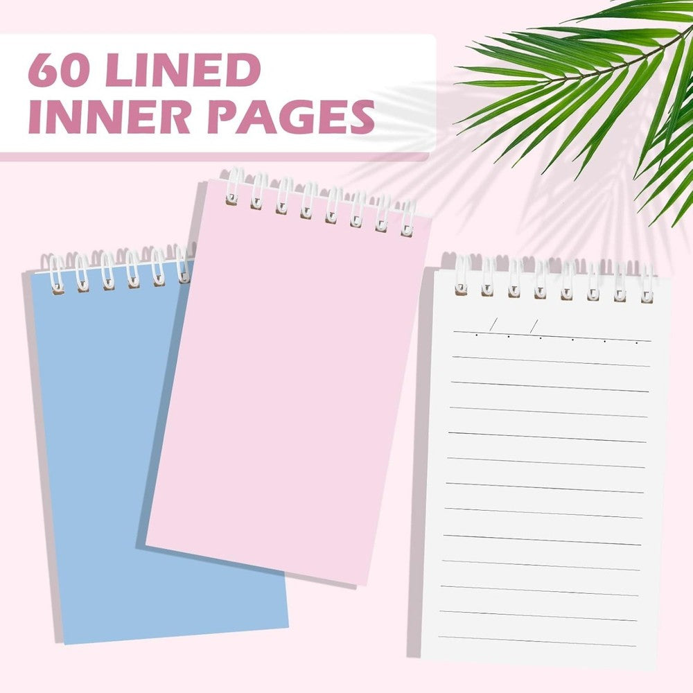 16Pack 3x5 Pocket Spiral Notepads With Lined Pages,at Work/School,Delight Colors
