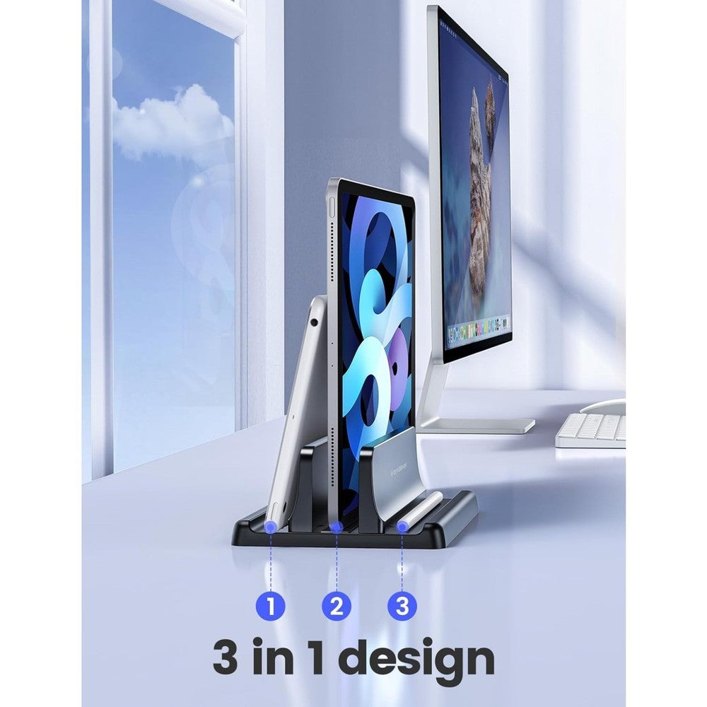 Vertical Laptop Stand Holder Adjustable Desktop for All MacBook Pro Air,Mac
