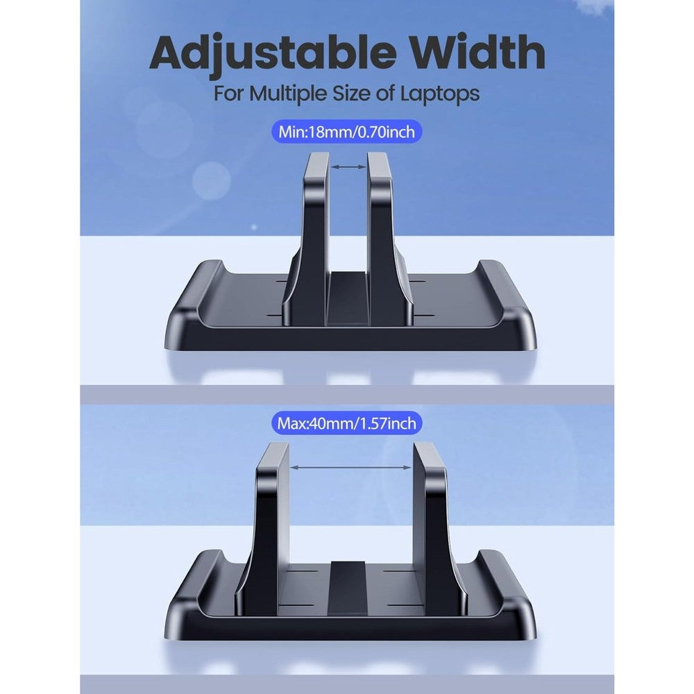 Vertical Laptop Stand Holder Adjustable Desktop for All MacBook Pro Air,Mac