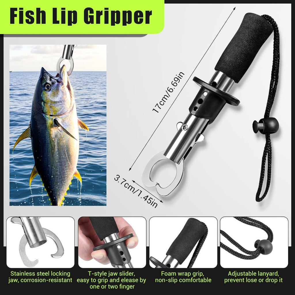 4 Layers Fishing Tackle Box, 605Pcs Fishing Gear Kit for Beginners, Adults
