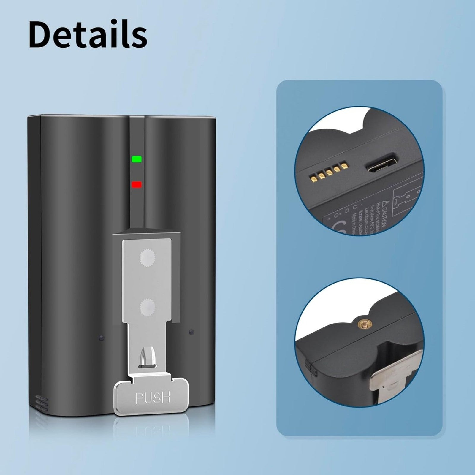 6040mAh V4 Battery + Dual Charger for Ring Video Doorbell Plus/Stick Up 2 pack
