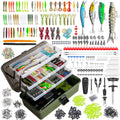 4 Layers Fishing Tackle Box, 605Pcs Fishing Gear Kit for Beginners, Adults