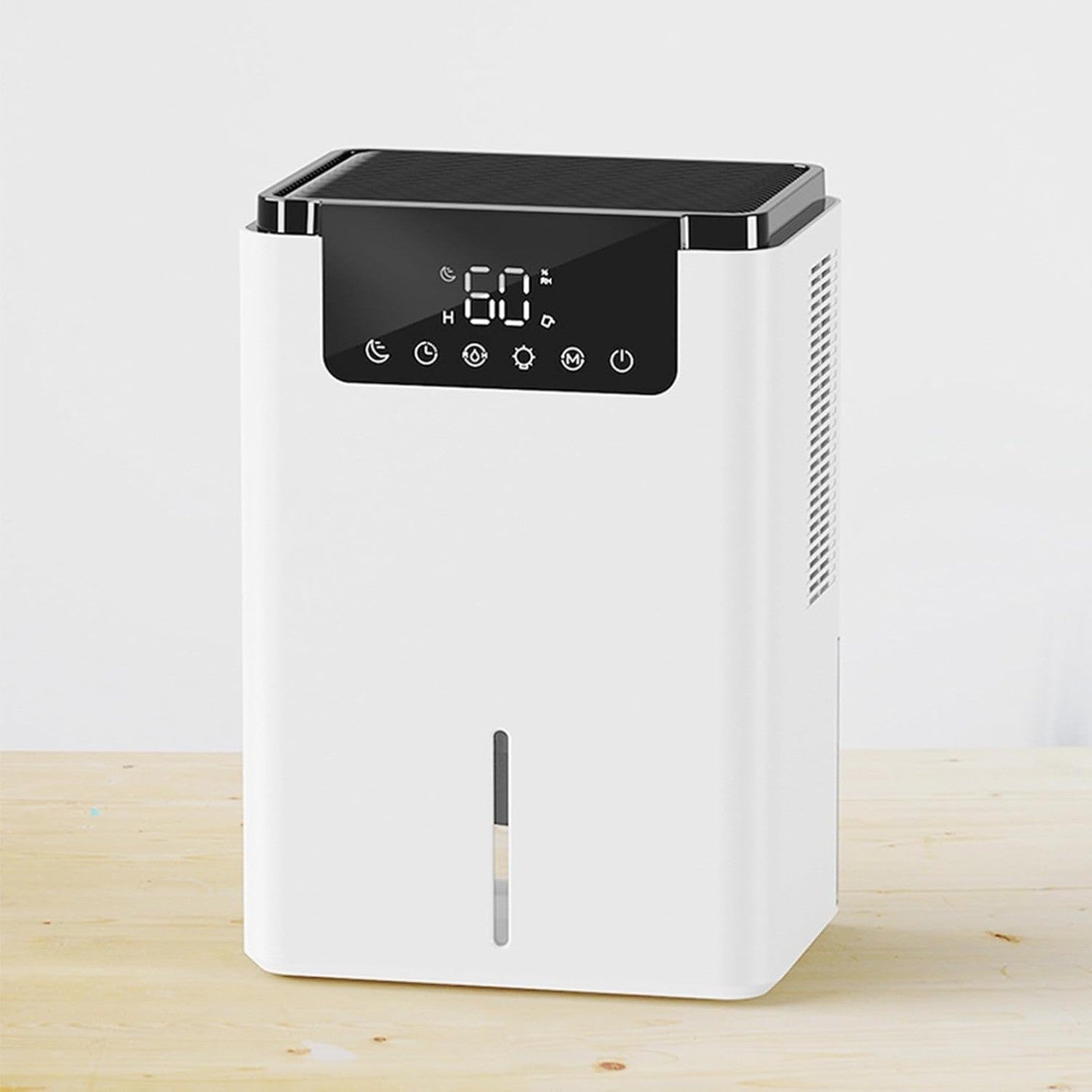 Quiet Dehumidifier for Bedroom with Auto Shut Off, 2 Dehumidification Modes