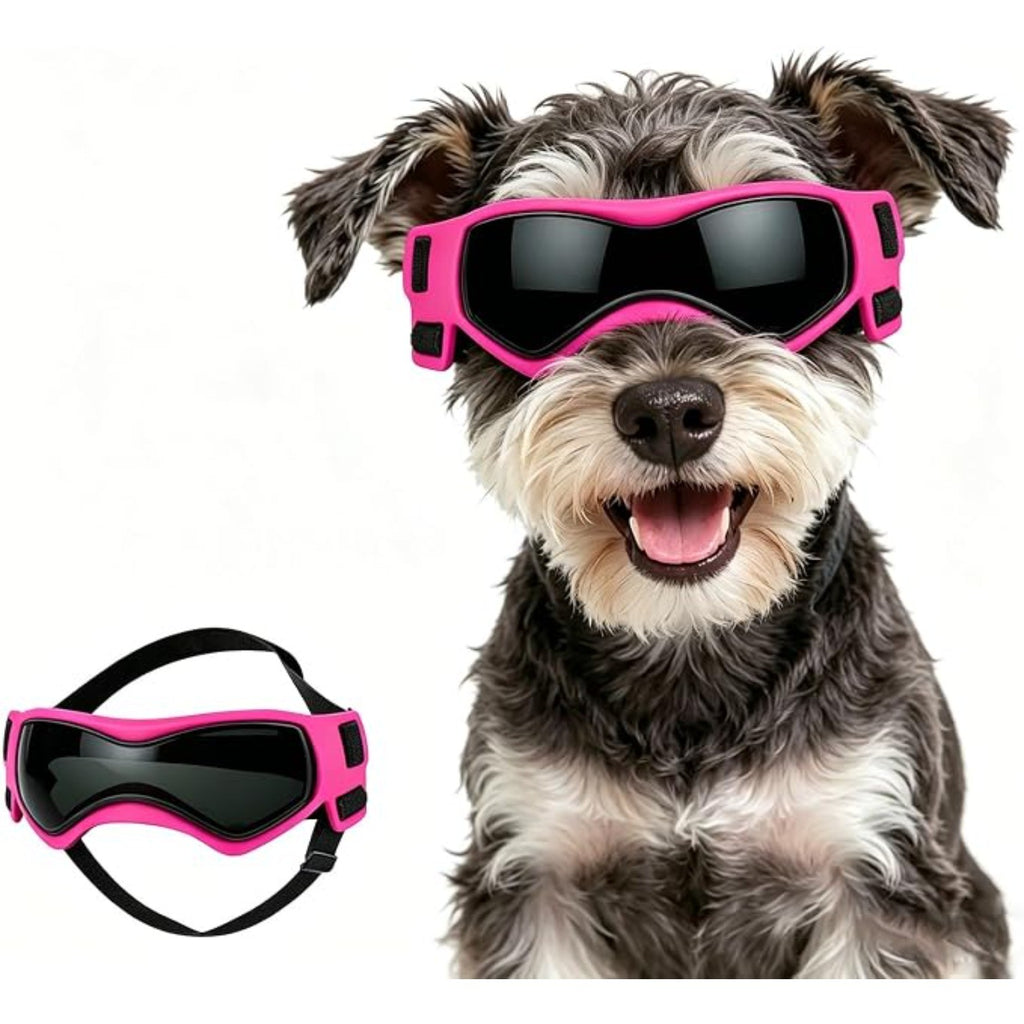 Dog Goggles Small Breeds, UV Protection Dog Glasses for Small Dogs, Adjustable