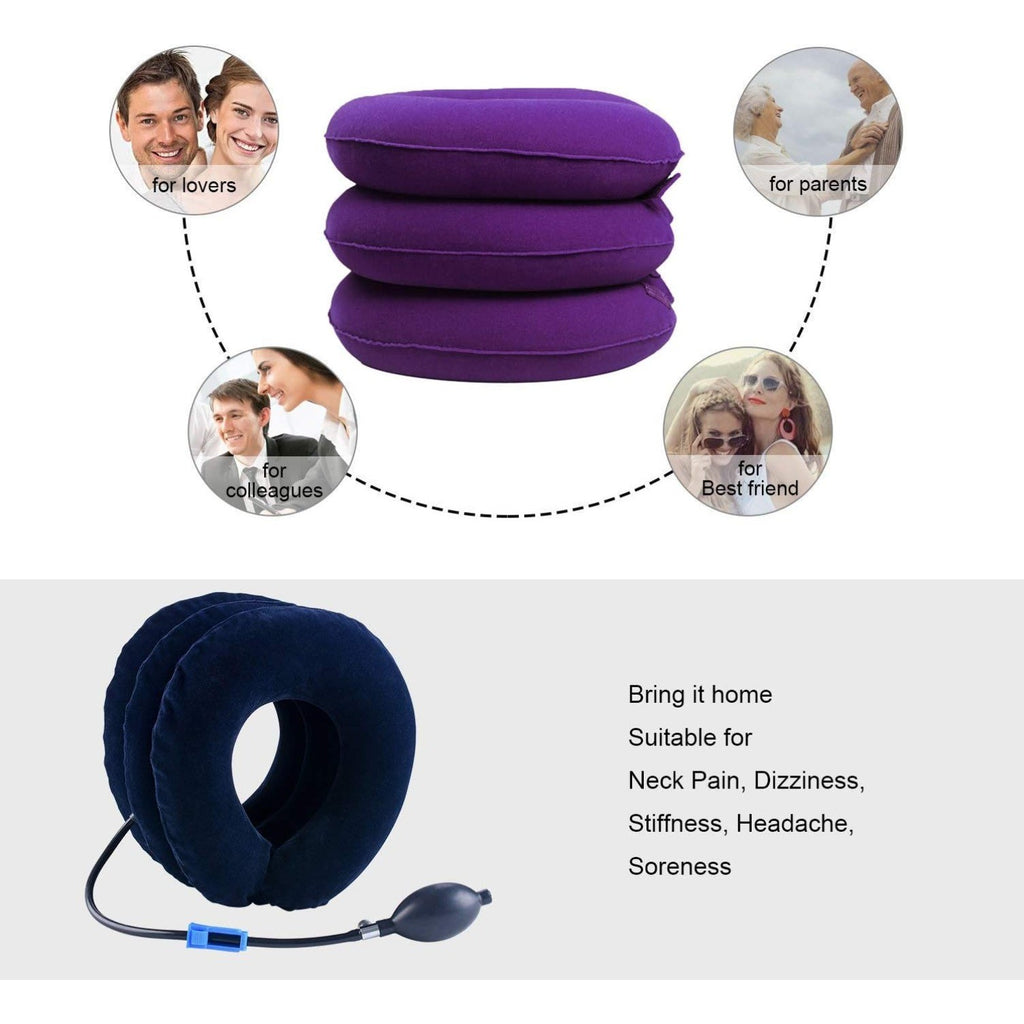 Cervical Neck Traction Device Inflatable Neck Stretcher
