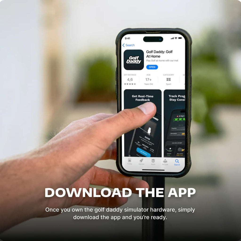 Golf at Home Simulator, AI Swing Analyzer & No Ball Practice,Real-Time Feedback