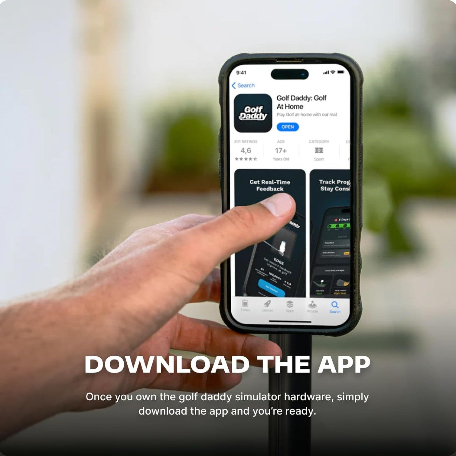 Golf at Home Simulator, AI Swing Analyzer & No Ball Practice,Real-Time Feedback