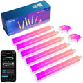 6 Pcs LEPRO WL1 Smart RGB Wall Light Bars AI Color Changing App Bluetooth