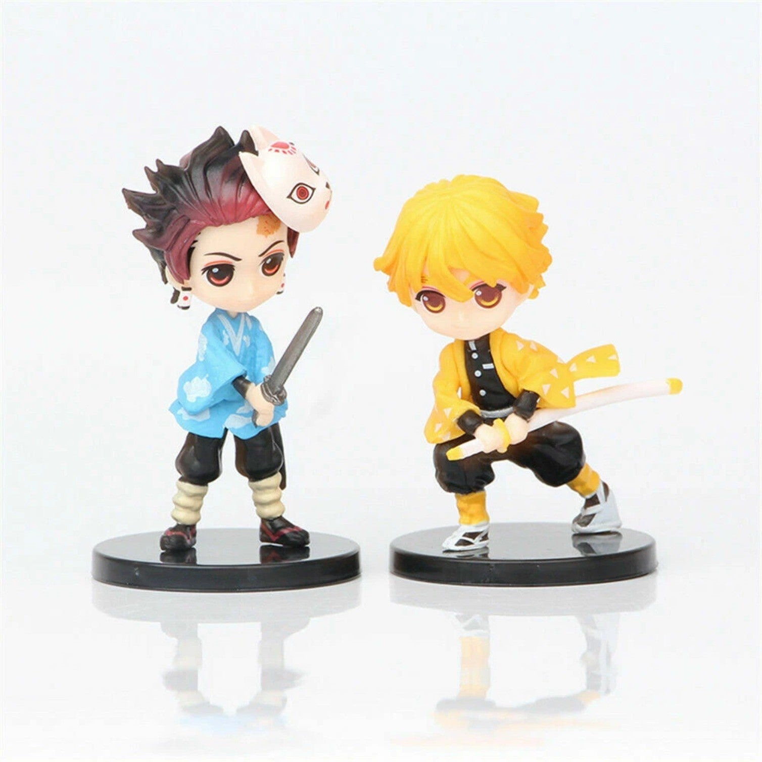 Demon Slayer: Kimetsu no Yaiba Kamado Nezuko 6 PCS Anime Action Figure Kids Toy
