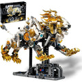1073pcs Mechanical Lion Building Set,for Animal Building Kit w/Movable Gear