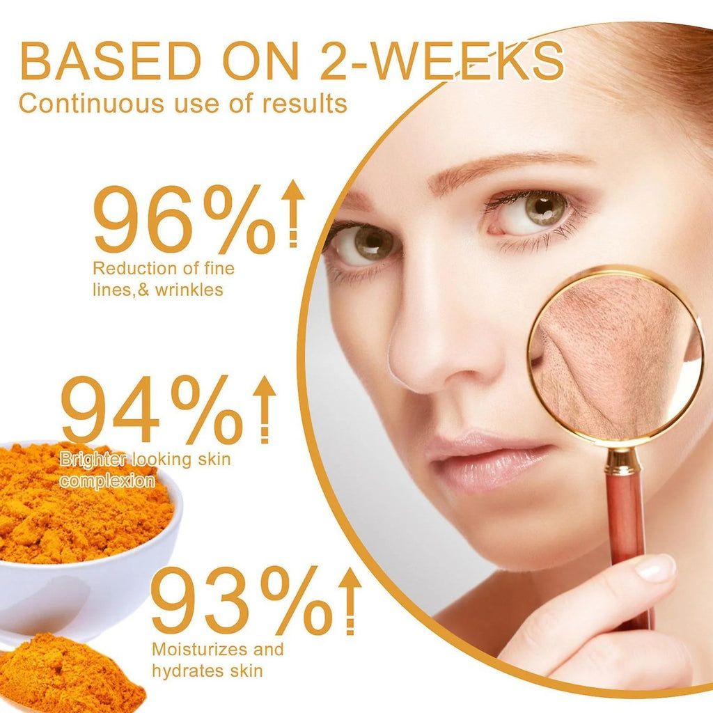 50ml Turmeric Vitamin C Face Cream Hyaluronic Acid Dark Spot Corrector Repair