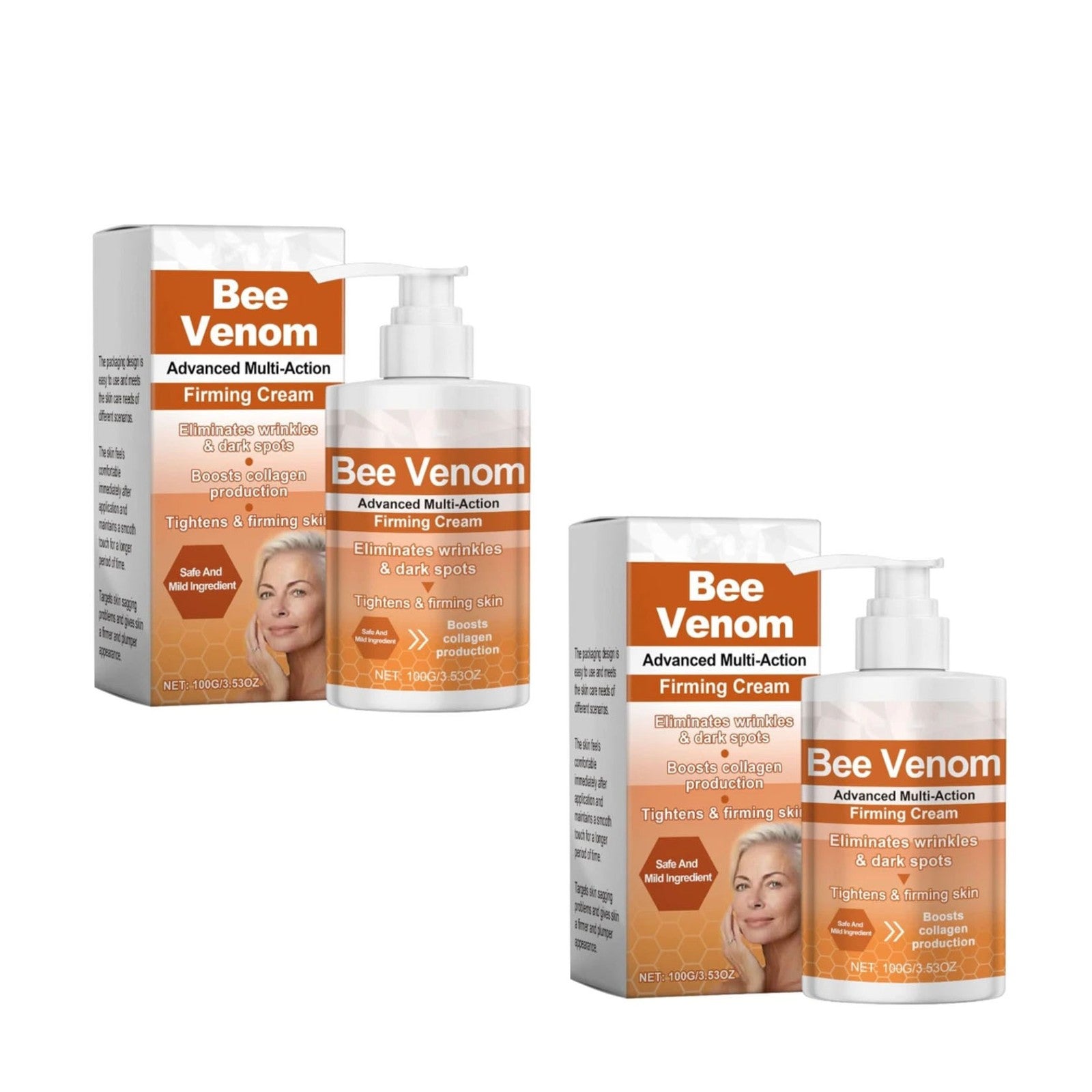 2 Pack Share Bee Venom Advanced Multi-action Firming Cream