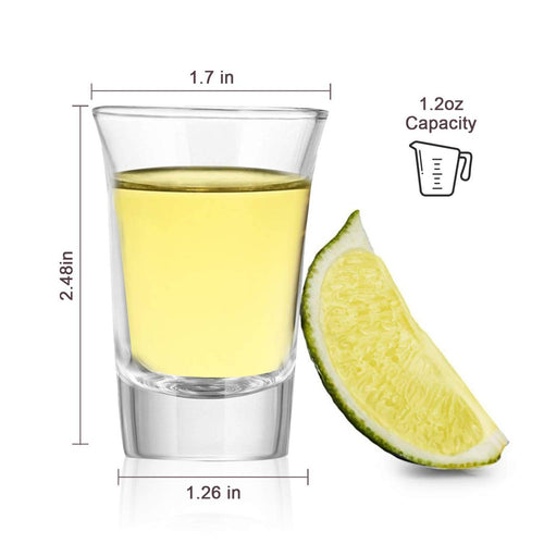 20 Pack 1.2 Ounce Heavy Base Shot Glass Set, Whisky Shot Glasses 1.2 oz