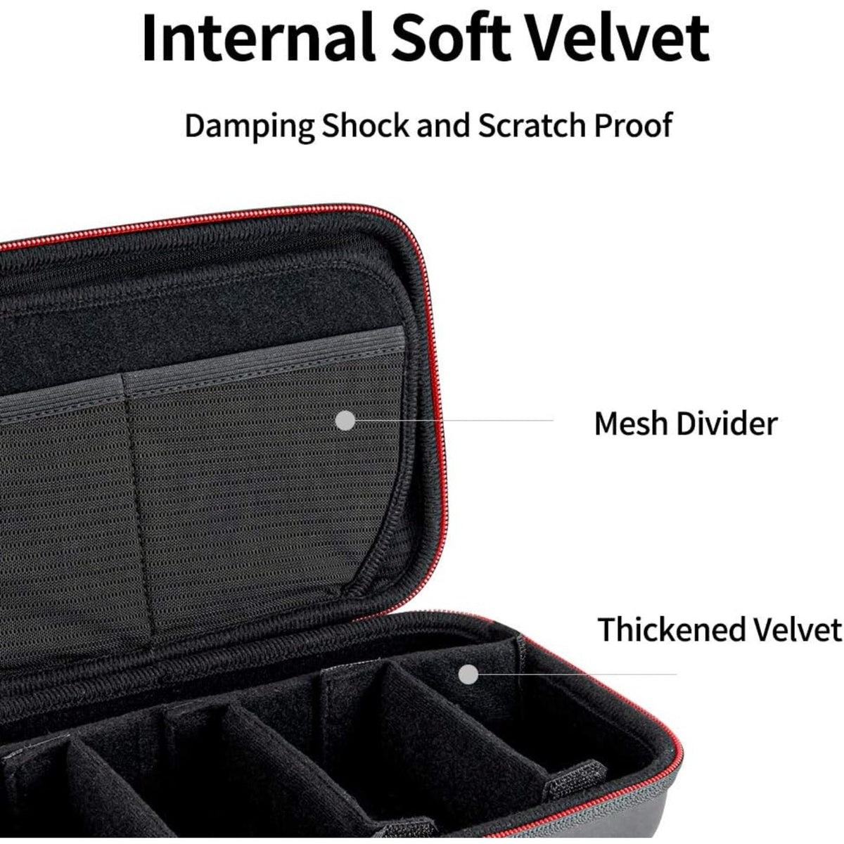 Waterproof Hard Carry Case for Go Pro Mission 1 PRO Hero 13 12 11 10 9 DJI