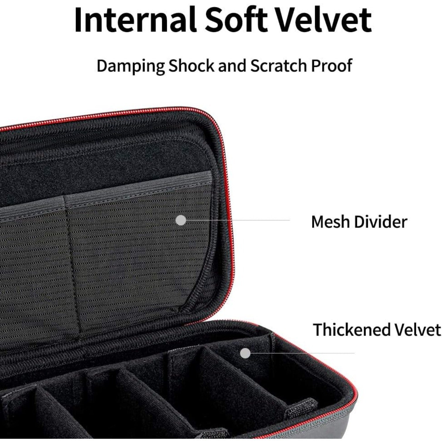 Waterproof Hard Carry Case for Go Pro Mission 1 PRO Hero 13 12 11 10 9 DJI