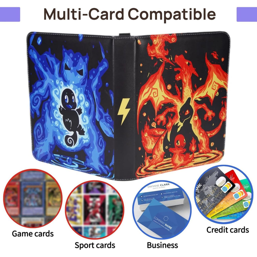 900 Cards Trading Sports Card Binder Holder Binder Albums with Zipper