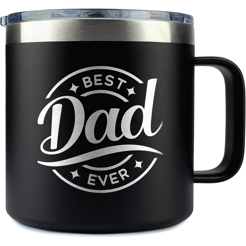 14oz Stainless Steel Tumbler with Lid for Fathers Day Mug from Daughter