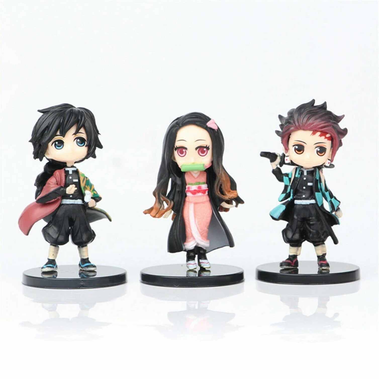 Demon Slayer: Kimetsu no Yaiba Kamado Nezuko 6 PCS Anime Action Figure Kids Toy
