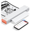 Printers Wireless for Travel, M08F Thermal Printer Support 8.5"x11" US Letter