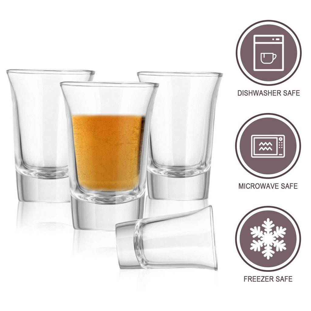 20 Pack 1.2 Ounce Heavy Base Shot Glass Set, Whisky Shot Glasses 1.2 oz