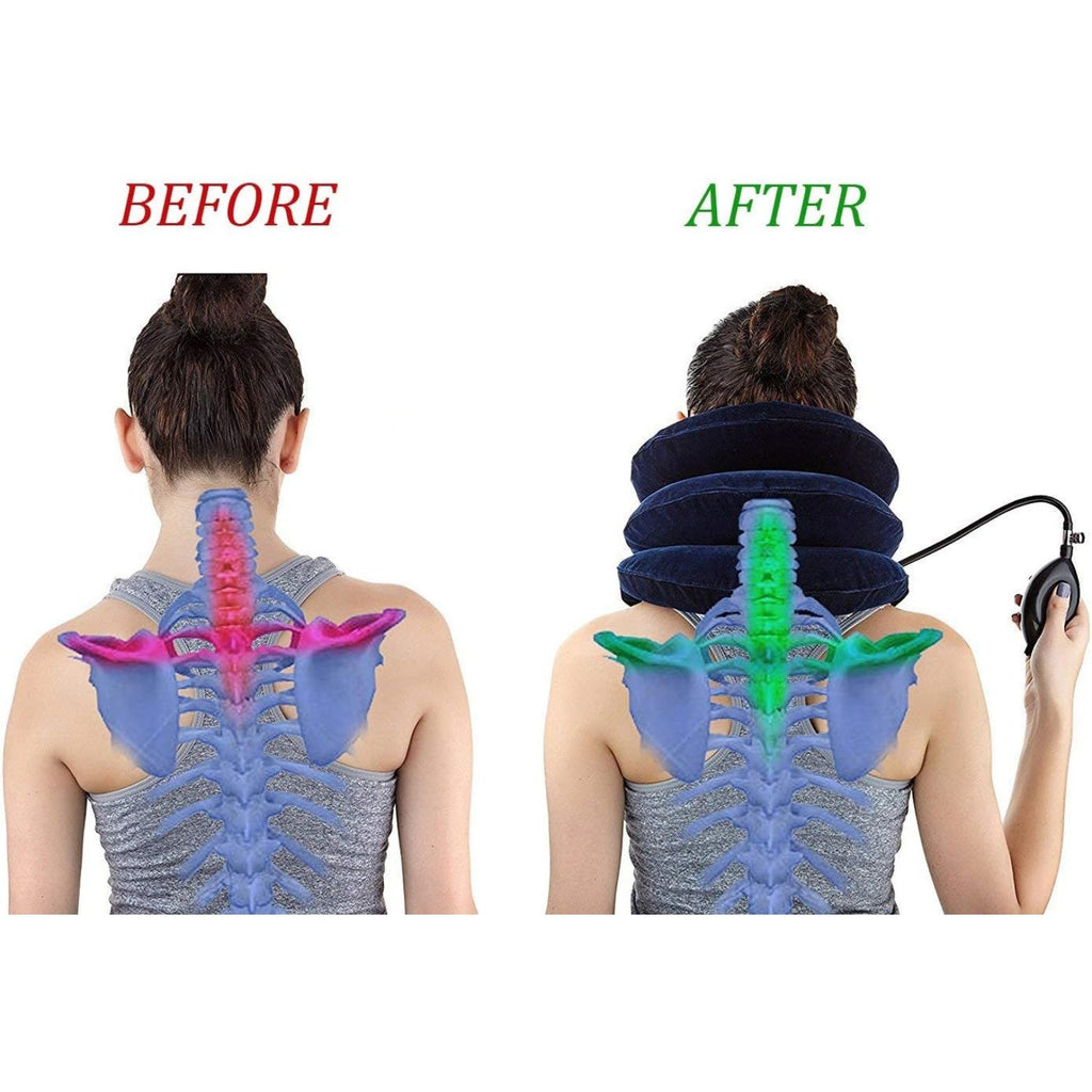 Cervical Neck Traction Device Inflatable Neck Stretcher