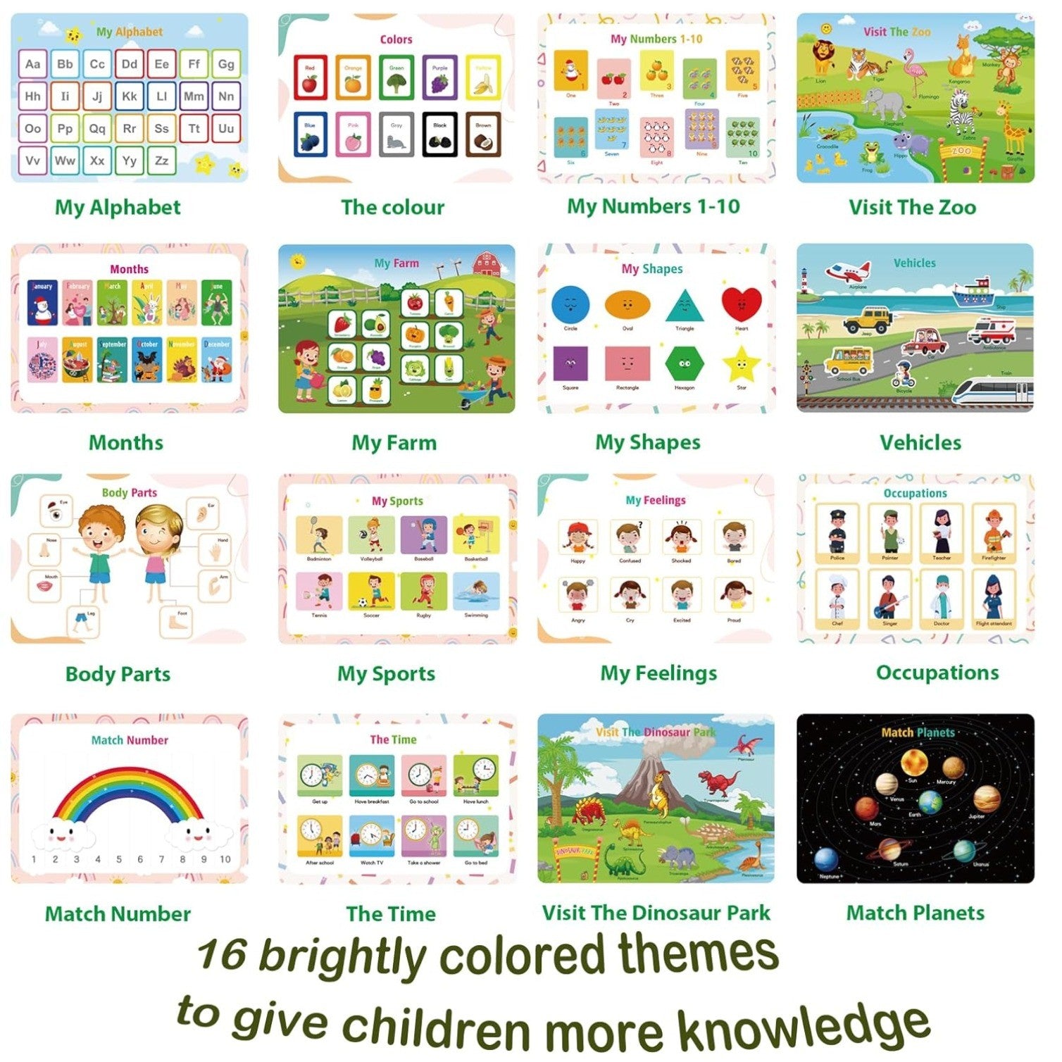 My Preschool Busy Book for 3-8 Years Kids,Preschool Learning Activities Workbook